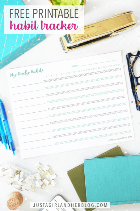 Free Printable Habit Tracker