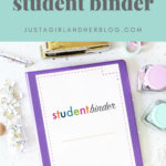 Free Printable Student Binder