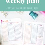 Free Weekly Planning Printable