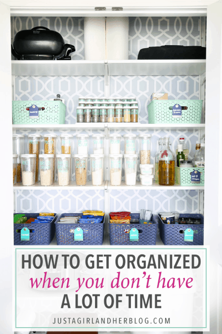 Home organization, how to get organized when you don't have much time, 15 minute organization, organizing tasks, organized, organize