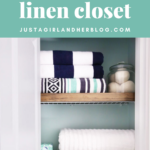 How to Organize a Small Linen Closet