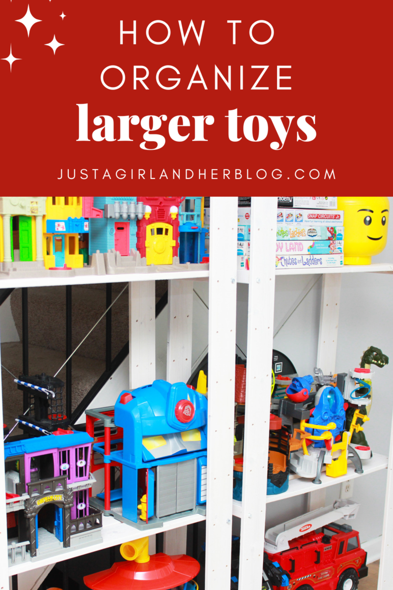 How to Organize Larger Toys