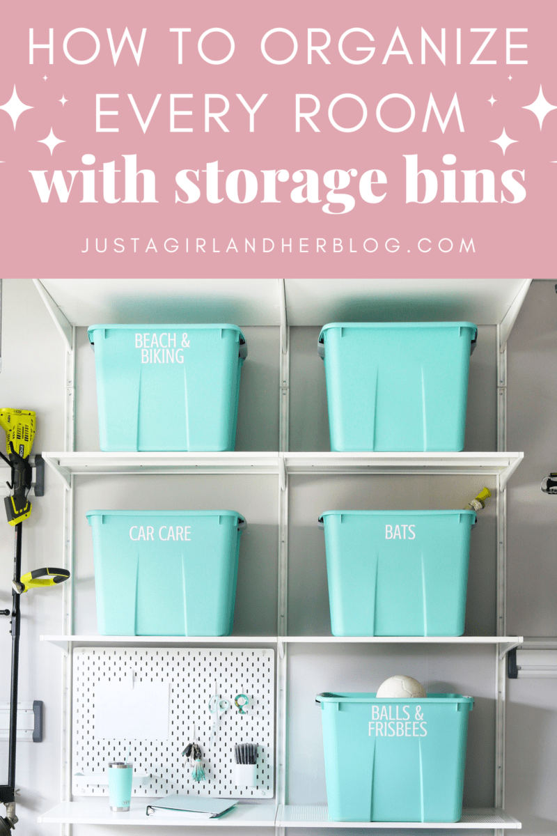 How to Organize Every Room with Storage Bins