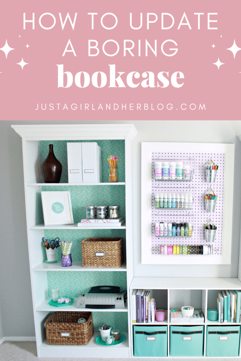 How to Update a Boring Bookcase