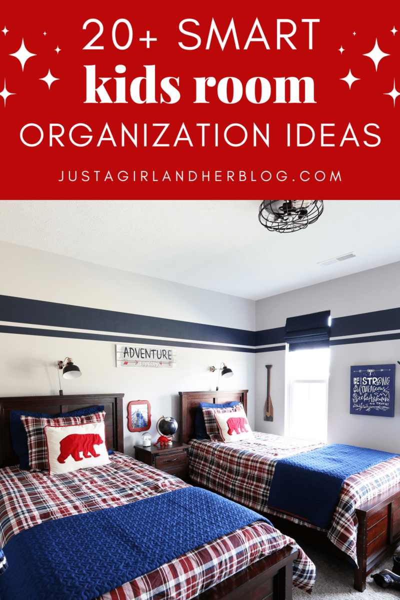 20+ Smart Kids Room Organization Ideas