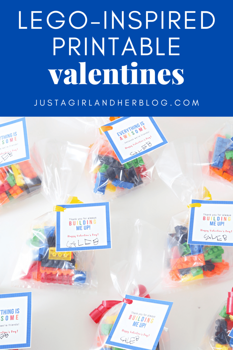 LEGO-Inspired Printable Valentines