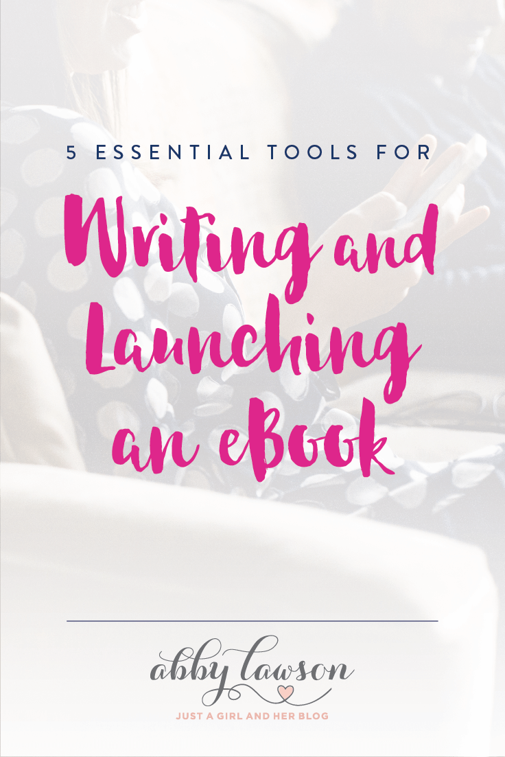 This post lists all of the tools you need to write and launch an eBook-- such helpful info! Pop over to the post to see what you’ll need!