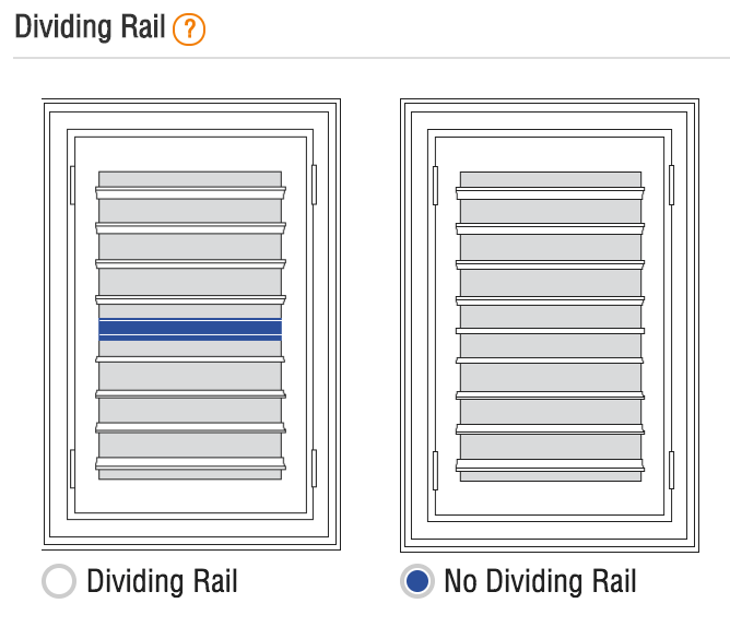 diagram of 2 windows with a dividing rail