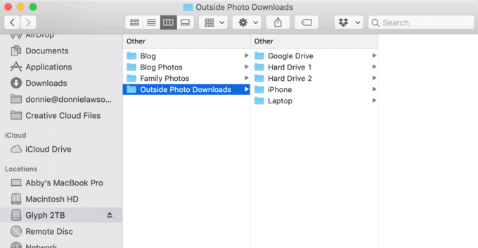 Folders for Organized Digital Photos