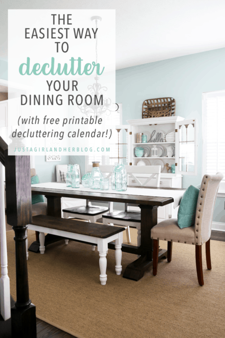 The Easiest Way to Declutter Your Dining Room