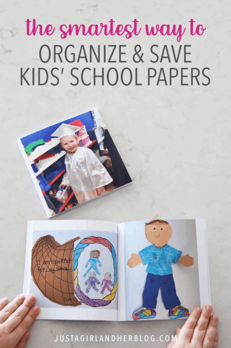 The Smartest Way to Organize and Save Kids' School Papers, Organize kids' school papers and memorabilia by creating a simple system that eliminates clutter while still preserving your special memories! | #paperwork #organizedpaperwork #kidspaperwork #schoolpapers #kidspapers #organization #organized